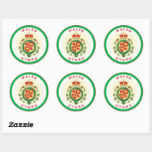 Wales Erfgoed Embleem Ronde Sticker (Vel)