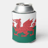 Wales Flag Blikjeskoeler (Blikje Achterkant)