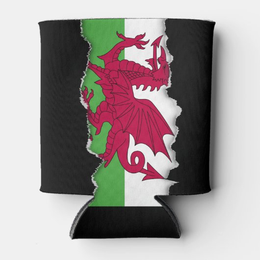 Wales Flag Blikjeskoeler (Voorkant)