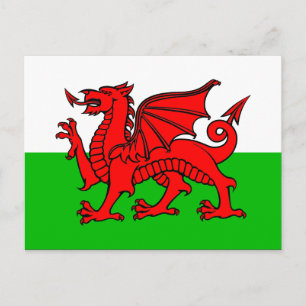 Wales Flag Briefkaart