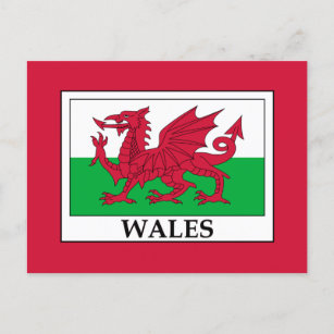 Wales Flag Briefkaart