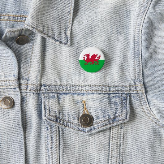 Wales flag Button (In situ)
