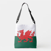 Wales Flag Crossbody Tas (Achterkant)