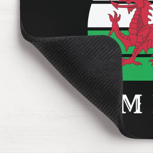Wales Flag cymru am byth trots to be Welsh Muismat (Hoek)