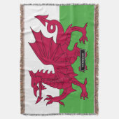 Wales Flag Deken (Voorkant Verticaal)