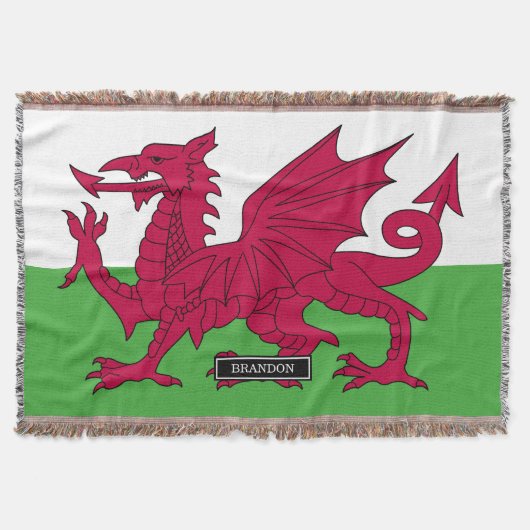 Wales Flag Deken (Voorkant)