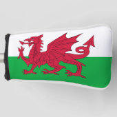 Wales flag Golf Head Hoesje Golfheadcover (Voorkant)