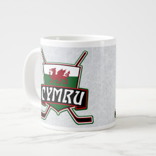Wales Flag Ice Hockey Flag Mok