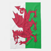 Wales flag Kitchen Towels Theedoek (Verticaal)