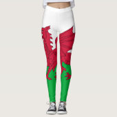 Wales Flag Leggings (Voorkant)