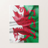 Wales Flag Legpuzzel (Verticaal)