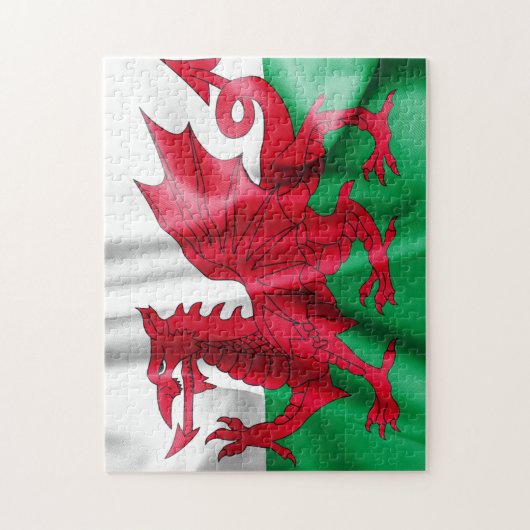 Wales Flag Legpuzzel (Verticaal)