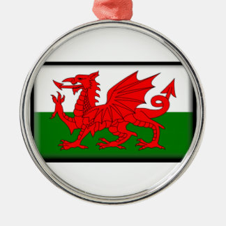Wales Flag Metalen Ornament