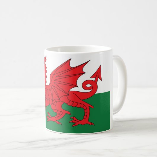 Wales Flag mok (Voorkant rechts)