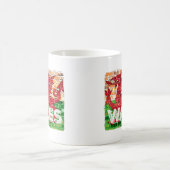 Wales Flag op Brick Koffiemok (Center)