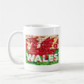 Wales Flag op Brick Koffiemok (Links)
