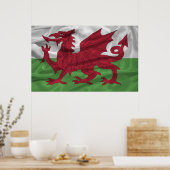Wales Flag Poster (Keuken)