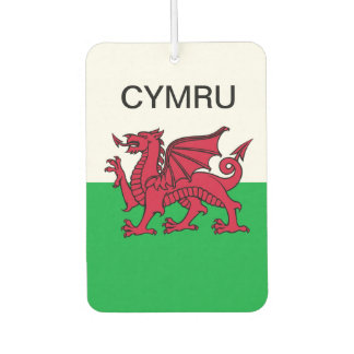 Wales Flag Red dragon Cymru Welsh Party Luchtverfrisser