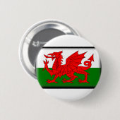 Wales Flag Ronde Button 5,7 Cm (Voorkant /achterkant)