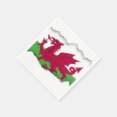 Wales Flag Servetten (Hoek)
