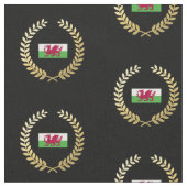 Wales Flag Stof (Close Up)