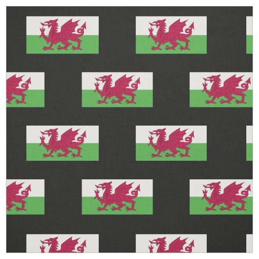 Wales Flag Stof (Swatch)
