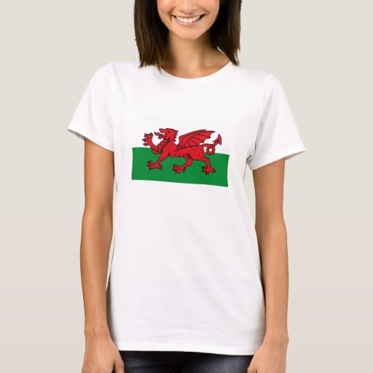 Wales Flag T-shirt (Voorkant)