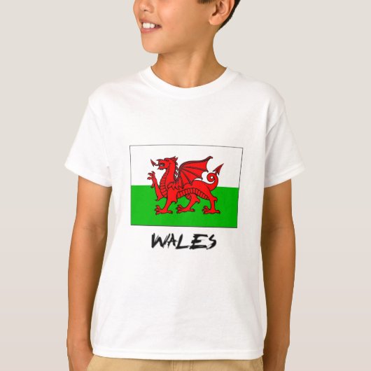 Wales Flag T-shirt (Voorkant)