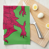 Wales Flag Theedoek (Quarter Fold)