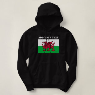 Wales Flag World Cup 2022 Football Voetbal Hoodie