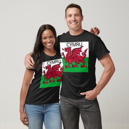 Wales Flag World Cup 2022 Rode draak Cymru T-shirt (Unisex)
