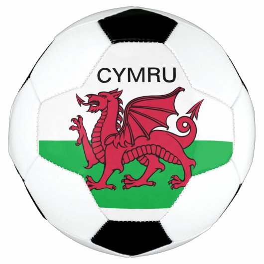 Wales Flag World Cup 2022 Rode draak Cymru Voetbal (Voorkant)