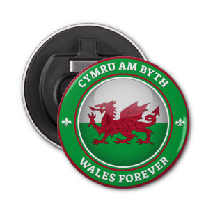 Wales Forever Button Flesopener