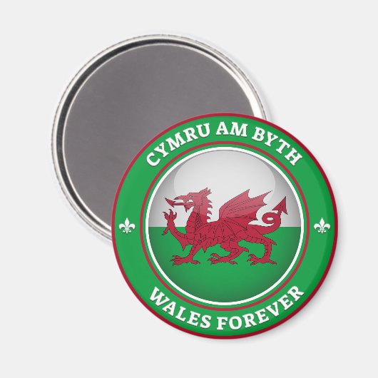 Wales Forever Magneet (Voorkant / Achterkant)