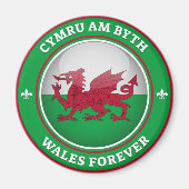 Wales Forever Magneet (Voorkant)