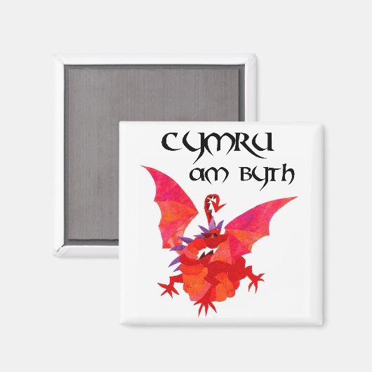 "Wales Forever" magnet (Voorkant / Achterkant)