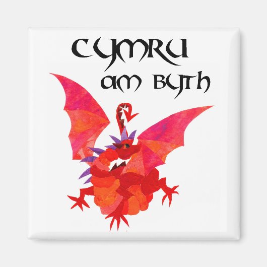 "Wales Forever" magnet (Voorkant)