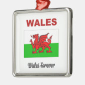 Wales Forever Metalen Ornament (Links)