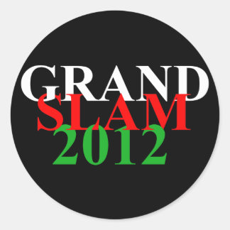 Wales Grand Slam 2012 sticker woorden