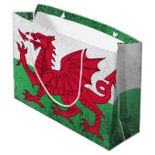 Wales Groot Cadeauzakje (Achterkant Gekanteld)