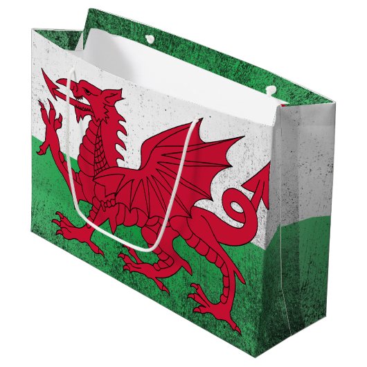 Wales Groot Cadeauzakje (Voorkant Gekanteld)