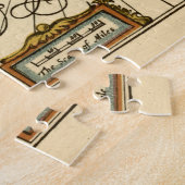 Wales - Historische Oude Antiquarische Britse Atla Legpuzzel (Zijkant)