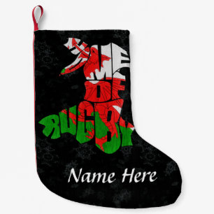 Wales Home of Rugby Christmas Stocking Kleine Kerstsok