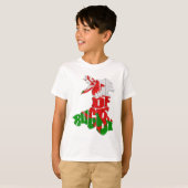 Wales Home of Rugby Map T-shirt (Voorkant volledig)