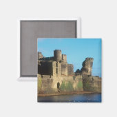 Wales - Kasteel Caerphilly, met uitzicht op de Magneet (Voorkant / Achterkant)