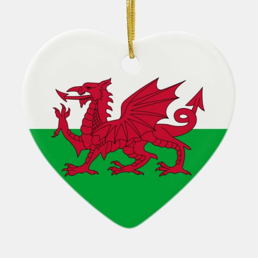 WALES KERAMISCH ORNAMENT (Voorkant)