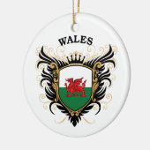 Wales Keramisch Ornament (Links)