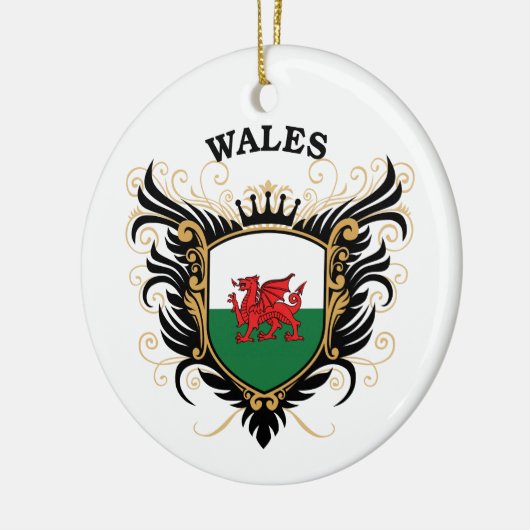 Wales Keramisch Ornament (Links)
