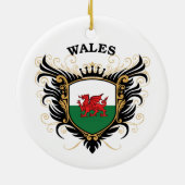 Wales Keramisch Ornament (Achterkant)