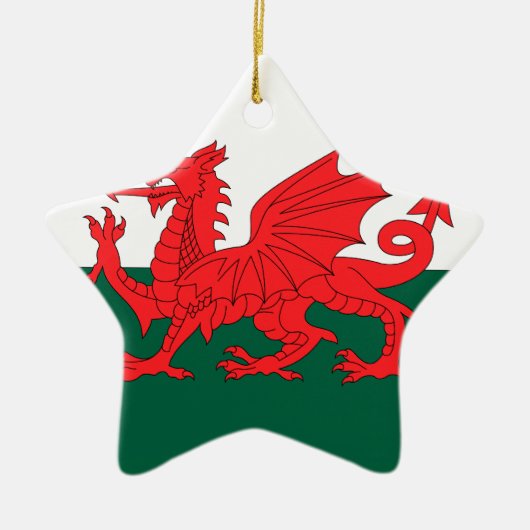 Wales Keramisch Ornament (Voorkant)
